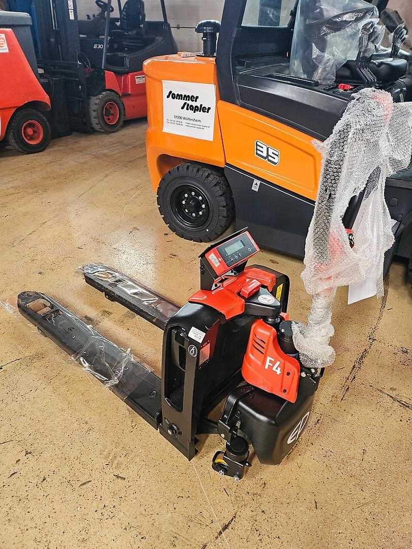 Used Forklift EP EP F4 mit RAVAS Wiegesystem Gājēju krautņotājs ar dīseli (Image 2)