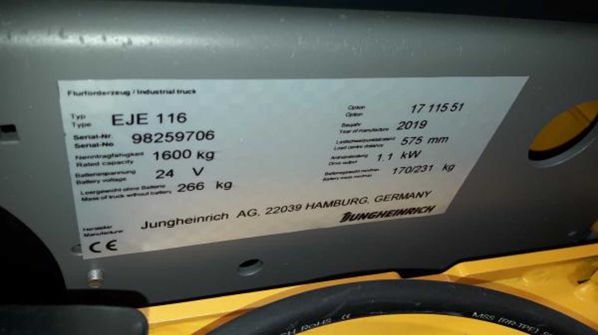 Used Forklift Jungheinrich EJE 116 17 115 51 Gājēju krautņotājs ar dīseli (Image 5) Used Forklift Jungheinrich EJE 116 17 115 51 Gājēju krautņotājs ar dīseli (Image 5)