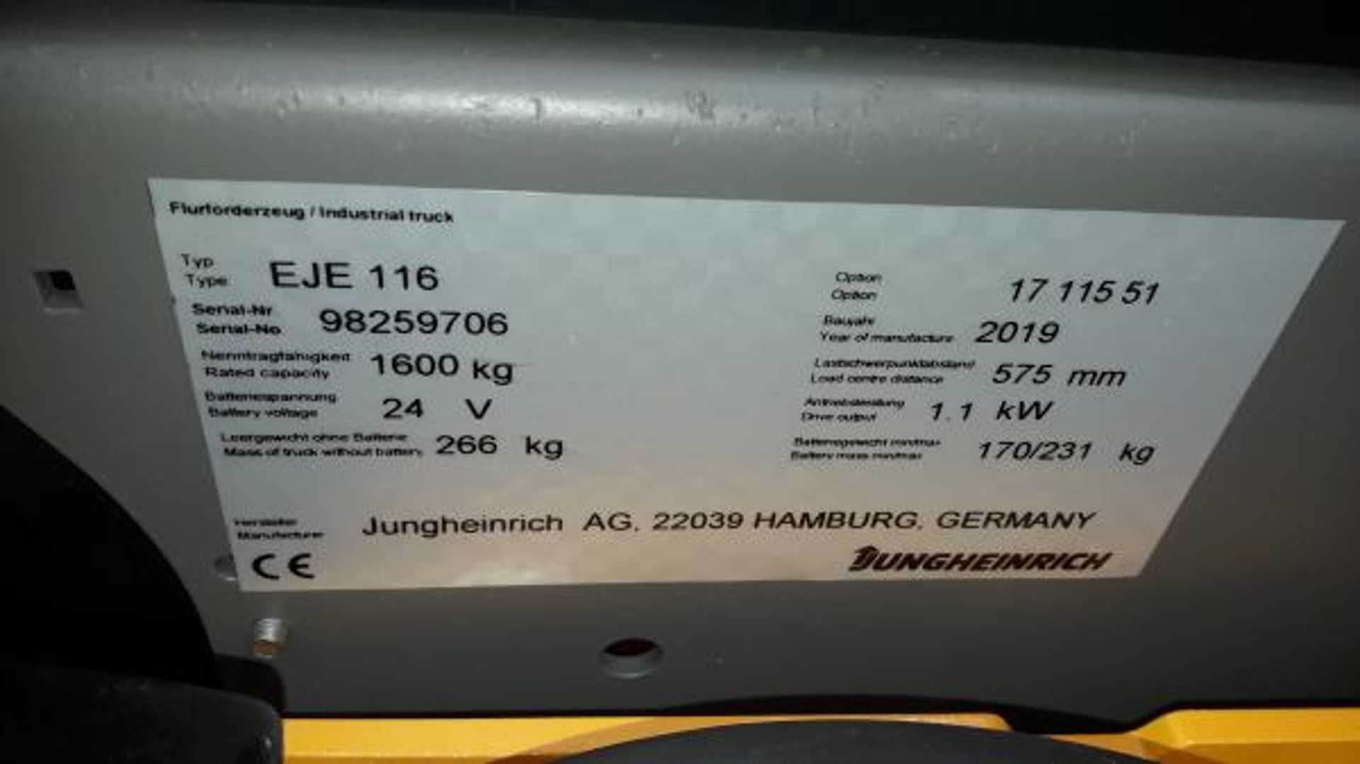 Used Forklift Jungheinrich EJE 116 17 115 51 Gājēju krautņotājs ar dīseli (Image 10) Used Forklift Jungheinrich EJE 116 17 115 51 Gājēju krautņotājs ar dīseli (Image 10)