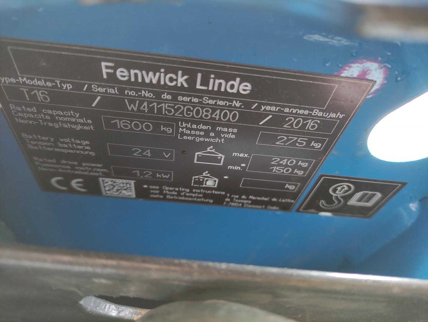 Used Forklift Linde T16 Gājēju krautņotājs ar dīseli (Image 5) Used Forklift Linde T16 Gājēju krautņotājs ar dīseli (Image 5)
