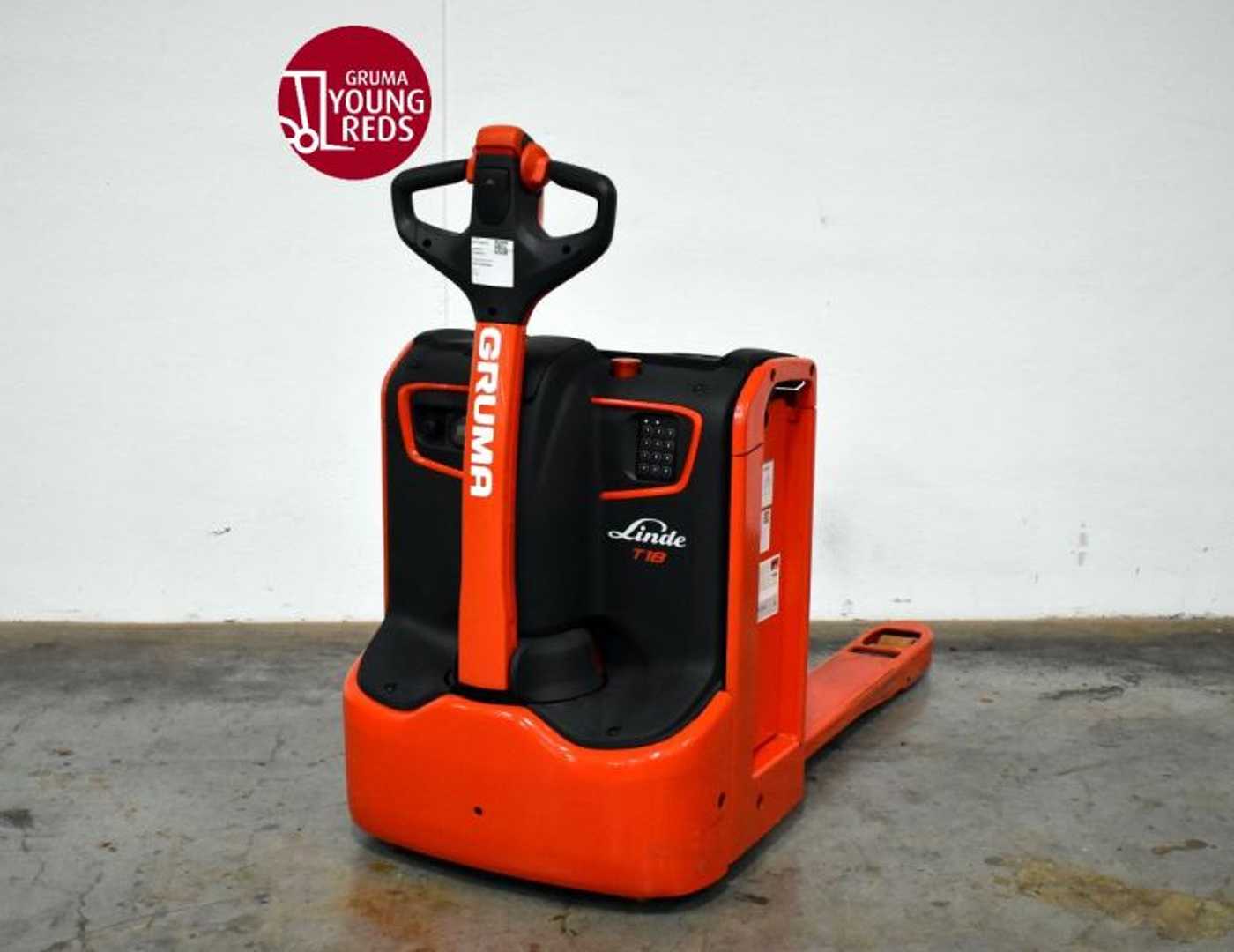 Used Forklift Linde T 18 1155-00 Gājēju krautņotājs ar dīseli (Image 1) Used Forklift Linde T 18 1155-00 Gājēju krautņotājs ar dīseli (Image 1)