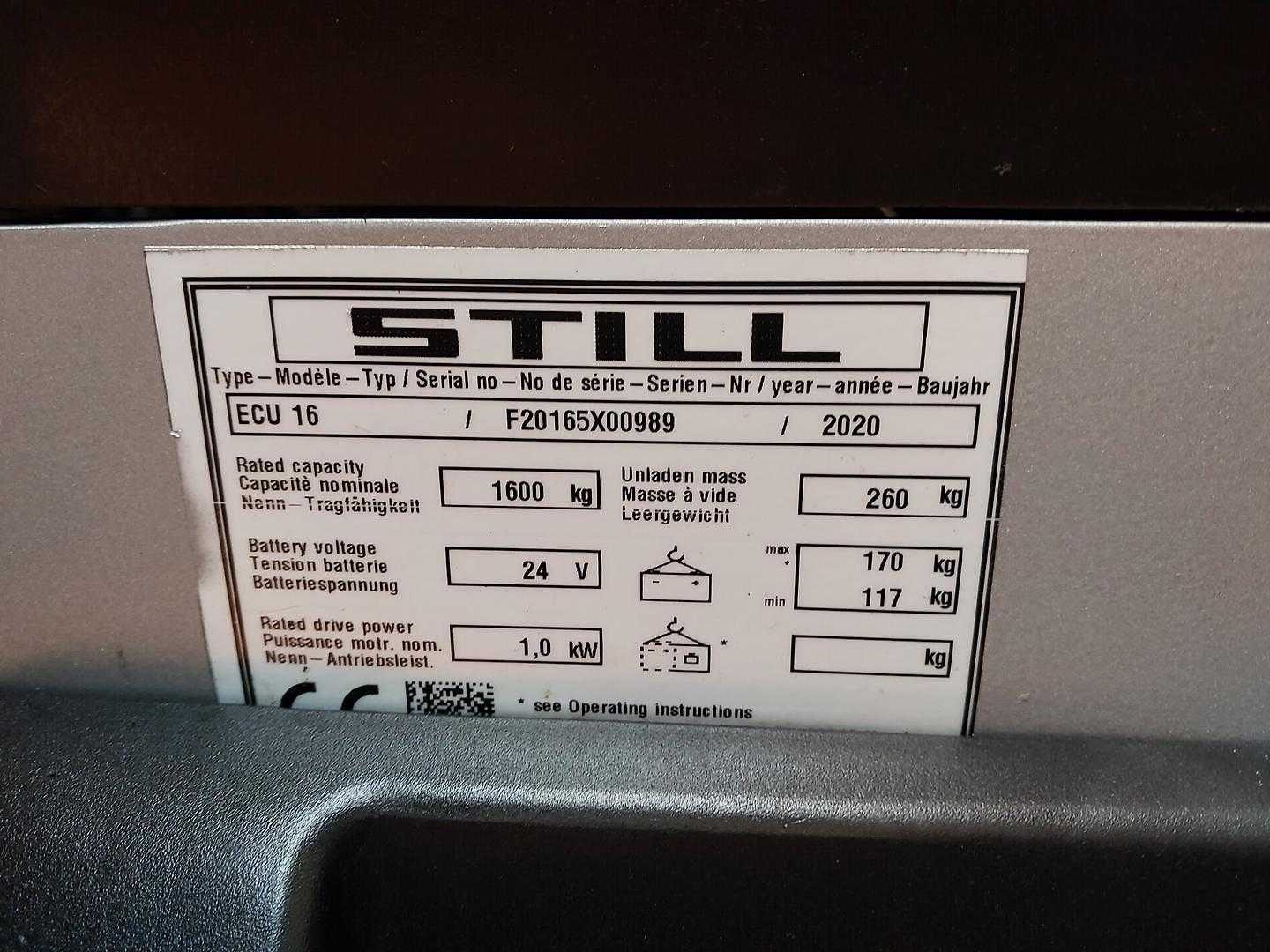 Used Forklift STILL ECU 16 Gājēju krautņotājs ar dīseli (Image 7) Used Forklift STILL ECU 16 Gājēju krautņotājs ar dīseli (Image 7)