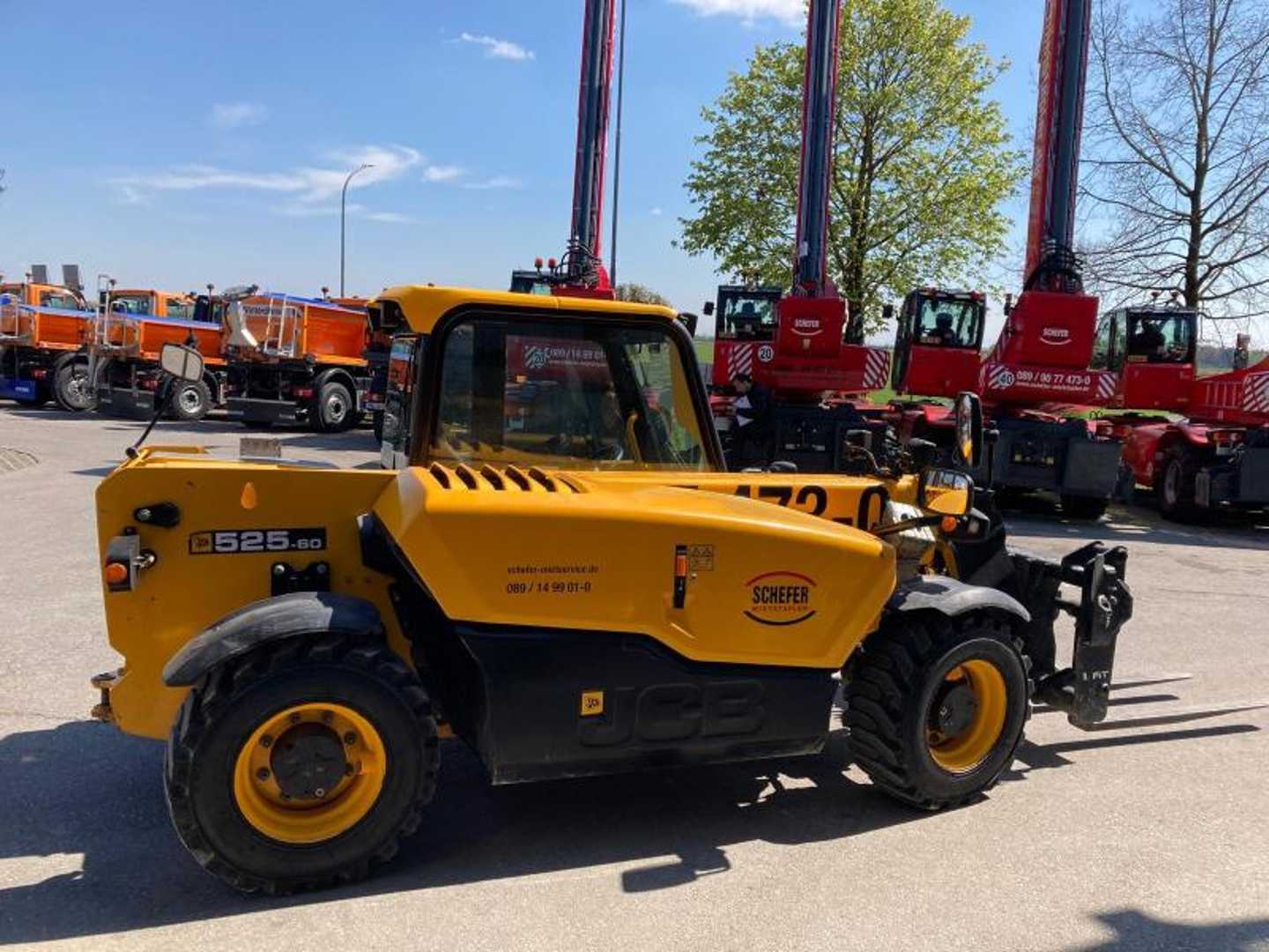 Used Forklift JCB 525-60HI-VIZ Teleskopiskais iekrāvējs (Image 3) Used Forklift JCB 525-60HI-VIZ Teleskopiskais iekrāvējs (Image 3)