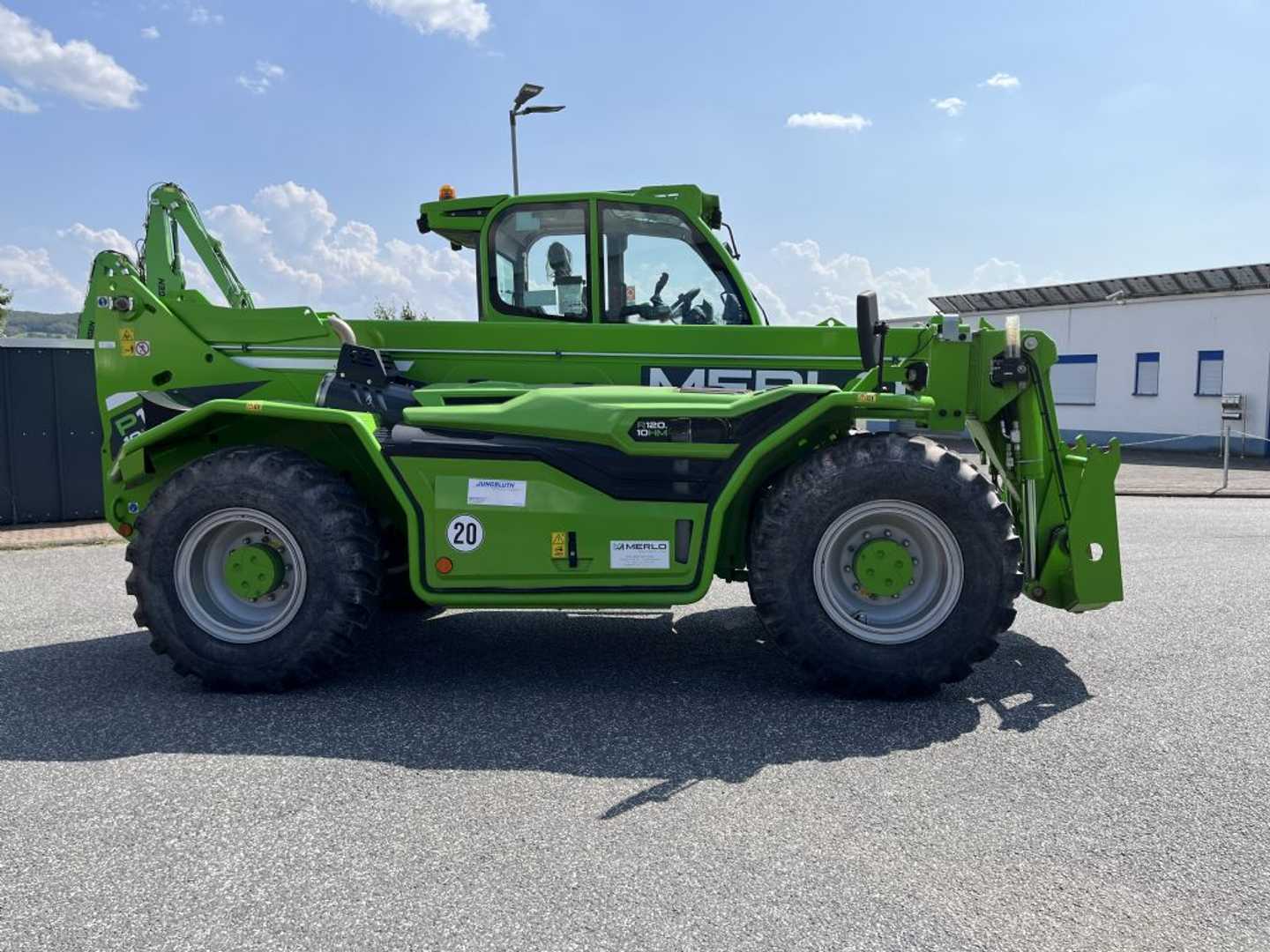 Used Forklift Merlo P120.10HM Teleskopiskais iekrāvējs (Image 12) Used Forklift Merlo P120.10HM Teleskopiskais iekrāvējs (Image 12)