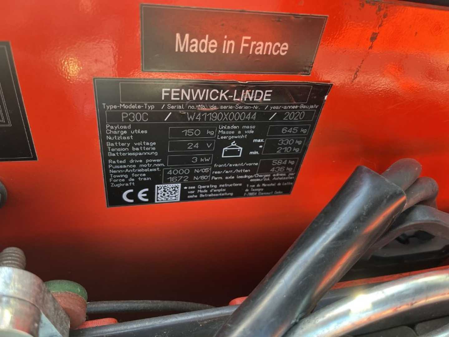 Used Forklift Linde P30C Vilcējs (Image 4) Used Forklift Linde P30C Vilcējs (Image 4)