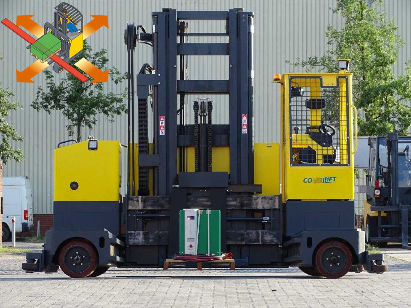 Used Forklift Combilift C5000ESL Četrpusējais iekrāvējs (Image 2) Used Forklift Combilift C5000ESL Četrpusējais iekrāvējs (Image 2)