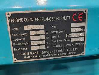 Muletto usato BAOLI CD25 DIESEL VIERRADFRONTSTAPLER (13051975)