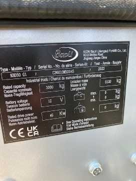 Muletto usato BAOLI KBD 30 G1 DIESEL VIERRADFRONTSTAPLER (13034324)