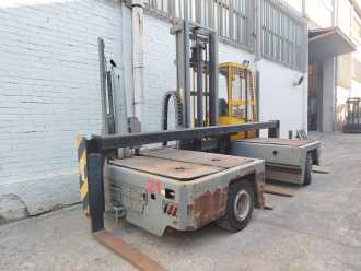 Muletto usato BAUMANN HX30-26 DIESEL SCHUBMASTSTAPLER (13032970)