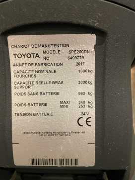 Muletto usato BT SPE200DN ELEKTRO HOCHHUBWAGENDEICHSEL (13068616)