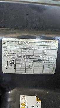 Muletto usato CATERPILLAR EP25N ELEKTRO VIERRADFRONTSTAPLER (13055738)
