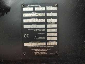 Muletto usato CROWN WE2000-1.25TL ELEKTRO HOCHHUBWAGENDEICHSEL (13042315)