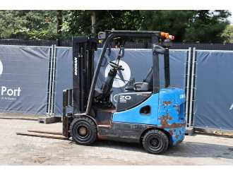 Muletto usato DOOSAN D20SC-5 DIESEL VIERRADFRONTSTAPLER (13060367)