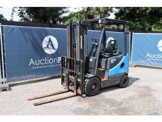 Muletto usato DOOSAN D20SC-5 DIESEL VIERRADFRONTSTAPLER (13060367)