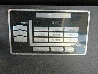 Muletto usato EP TDL201 ELEKTRO VIERRADFRONTSTAPLER (13071222)
