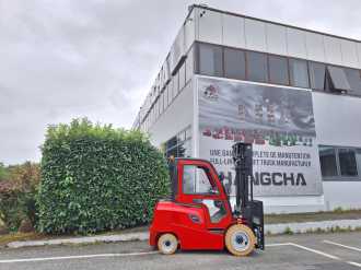 Muletto usato HANGCHA AE35 ELEKTRO VIERRADFRONTSTAPLER (12849878)