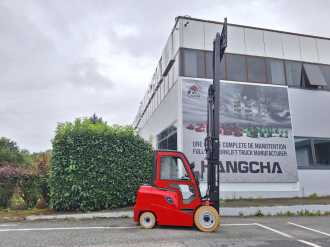 Muletto usato HANGCHA AE35 ELEKTRO VIERRADFRONTSTAPLER (12849878)