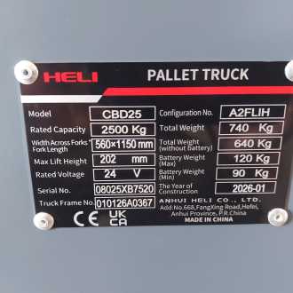 Muletto usato HELI CBD25-A2FLIH ELEKTRO NIEDERHUBWAGENFAHRERSTAND (13059544)