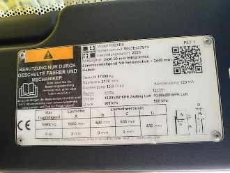 Muletto usato HYSTER H12XD6 DIESEL VIERRADFRONTSTAPLER (13045804)