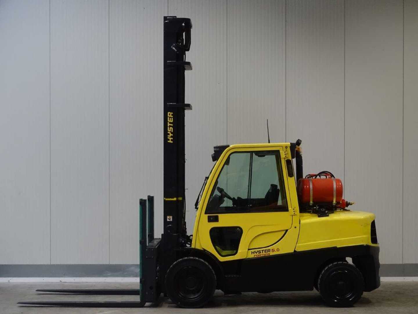 Muletto usato HYSTER H5.00XM GAS VIERRADFRONTSTAPLER (12950129)