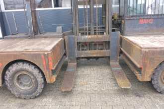 Muletto usato IRION DFQ50/14/51 MS DIESEL SEITENSTAPLER (12805292)