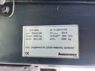 Muletto usato JUNGHEINRICH DFG550s DIESEL VIERRADFRONTSTAPLER (13050586)