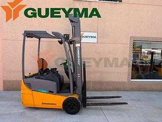 Muletto usato JUNGHEINRICH EFG-115 ELEKTRO DREIRADFRONTSTAPLER (13050277) backdrop