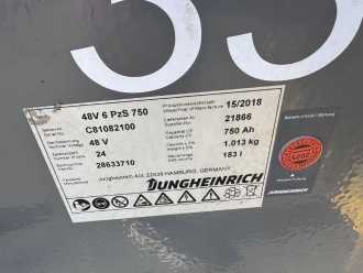 Muletto usato JUNGHEINRICH EFG 216 Baujahr 2018/ Stunden 6167 HH 4,64M ELEKTRO DREIRADFRONTSTAPLER (13069837)
