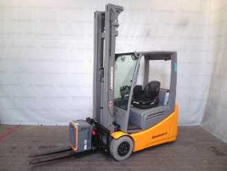 Muletto usato JUNGHEINRICH EFG 216k SP GE 115-650 DZ ELEKTRO VIERRADFRONTSTAPLER (13059640) backdrop