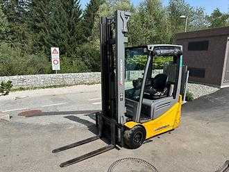 Muletto usato JUNGHEINRICH EFG 218k - 400ZZ ELEKTRO DREIRADFRONTSTAPLER (13064585) backdrop
