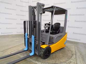 Muletto usato JUNGHEINRICH EFG 220 MP G+E 120-290 ZZ ELEKTRO VIERRADFRONTSTAPLER (12975202) backdrop