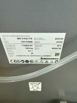 Muletto usato JUNGHEINRICH EFG 425 / Triplex 5500 mm / NEUGERÄT ELEKTRO VIERRADFRONTSTAPLER (13068275)