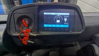 Muletto usato JUNGHEINRICH EFG 425s G120-500DZ ELEKTRO VIERRADFRONTSTAPLER (13054609)
