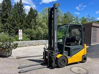 Muletto usato JUNGHEINRICH EFG 430k - 500ZT ELEKTRO VIERRADFRONTSTAPLER (13049992) backdrop