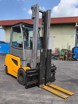 Muletto usato JUNGHEINRICH EFG550S ELEKTRO VIERRADFRONTSTAPLER (13043515)
