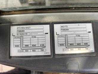 Muletto usato JUNGHEINRICH EFG550S ELEKTRO VIERRADFRONTSTAPLER (13043515)