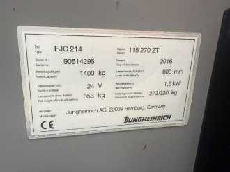 Muletto usato JUNGHEINRICH EJC 214 Baujahr 2016 HH 2700 MIt Waage ELEKTRO HOCHHUBWAGENDEICHSEL (13056877)