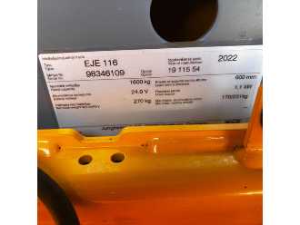 Muletto usato JUNGHEINRICH EJE 116 1150mm ELEKTRO NIEDERHUBWAGENDEICHSEL (13054476)