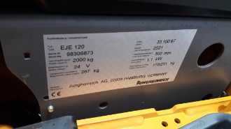 Muletto usato JUNGHEINRICH EJE 120 100-67 ELEKTRO NIEDERHUBWAGENDEICHSEL (13039766)
