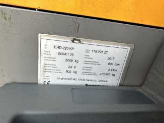 Muletto usato JUNGHEINRICH ERD 220 Baujahr 2017 HH 2,1M Stunden 5768 ELEKTRO HOCHHUBWAGENDEICHSEL (13071048)