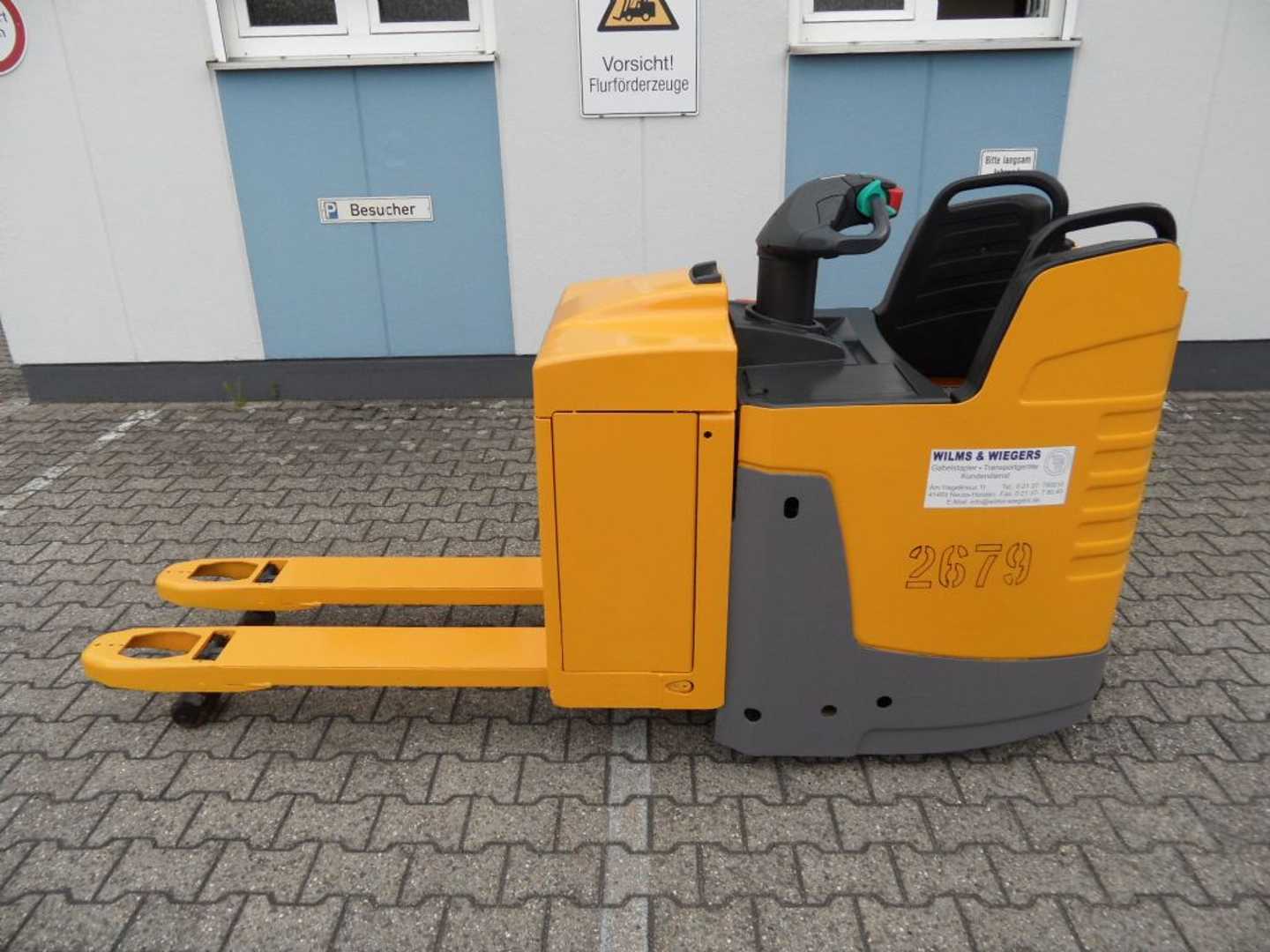 Muletto usato JUNGHEINRICH ERE 225 - elektr. Lenkung - Plattform ELEKTRO NIEDERHUBWAGENDEICHSEL (13051787)