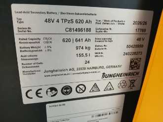 Muletto usato JUNGHEINRICH ETV 214 DL GE 115 650DZ ELEKTRO SCHUBMASTSTAPLER (13070442)