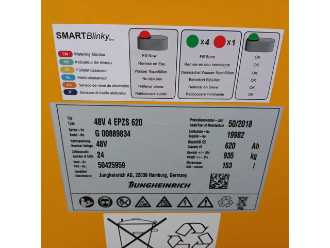 Muletto usato JUNGHEINRICH ETV C20 5000 DZ 1200mm / Kinnise kabiiniga(ilma ukseta) ELEKTRO SCHUBMASTSTAPLER (12984885)