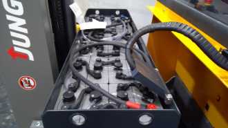Muletto usato JUNGHEINRICH ETV C20 SP E GE 115-560 DZ ELEKTRO SCHUBMASTSTAPLER (12939783)