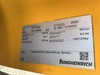 Muletto usato JUNGHEINRICH ETVQ20 ELEKTRO SEITENSTAPLER (13074229)