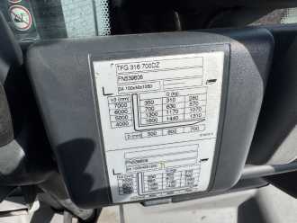Muletto usato JUNGHEINRICH TFG 316 Baujahr 2017/ Stunden 1289/ HH 7000 GAS VIERRADFRONTSTAPLER (13073649)