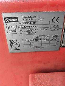 Muletto usato KALMAR DCE150-12 DIESEL VIERRADFRONTSTAPLER (13012568)