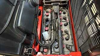 Muletto usato LINDE D 12 AP ELEKTRO HOCHHUBWAGENFAHRERSTAND (13070957)