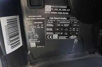 Muletto usato LINDE E 16-02 - Nur 916 Stunden - Top Zustand ELEKTRO DREIRADFRONTSTAPLER (13076420)