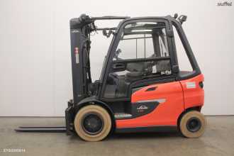 Muletto usato LINDE E 35/600 H ELEKTRO VIERRADFRONTSTAPLER (13065937) backdrop